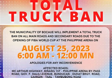 bocaue truck ban